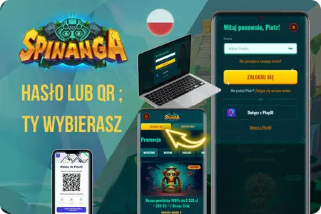 Spinanga casino login na telefonie i przez PlayID