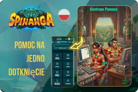 Okno czatu na mobilnej stronie Spinanga